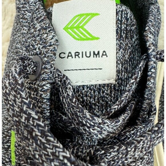 NWT CARIUMA Women’s IBI Low Bamboo Brazilian ECO Sneakers Grey Knit Size 5 $119. - Picture 3 of 8